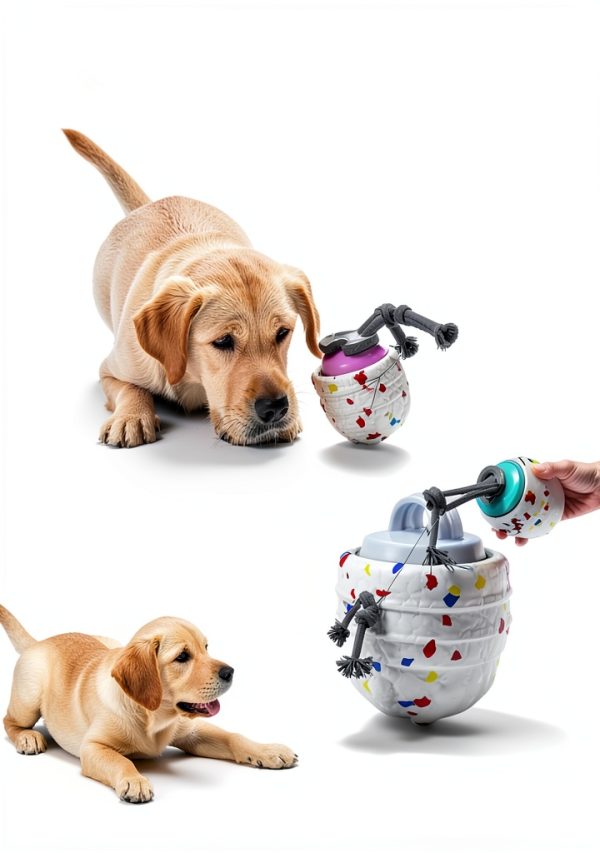 LEPLE Automatic Dog Toy Ball Launcher P45 Pet Supplies-4