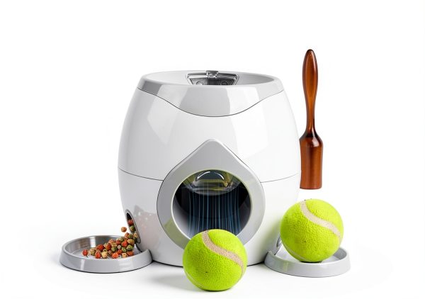 2025 Dog Food Reward Machine Automatic Ball Launcher Pet Toy-0