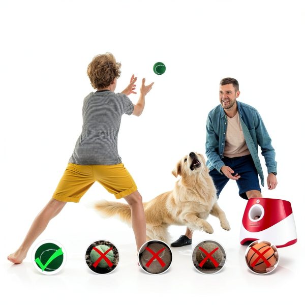 Wortade Automatic Dog Ball Launcher Rechargeable Interactive-5