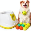 PALULU Automatic Dog Ball Launcher 3 Ball Load Adjustable-0