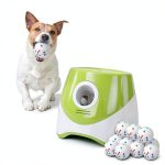 TianfuSpanda Automatic Dog Ball Launcher 3 Range Modes-0