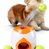 TIEVOSA Dog Tennis Ball Food Reward Machine Interactive Toy-3