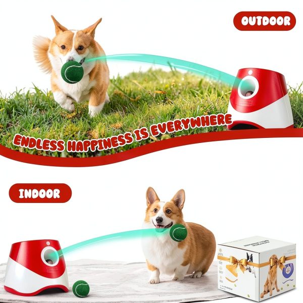 Wortade Automatic Dog Ball Launcher Rechargeable Interactive-2