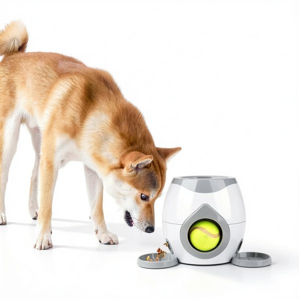 2025 Dog Food Reward Machine Automatic Ball Launcher Pet Toy-7