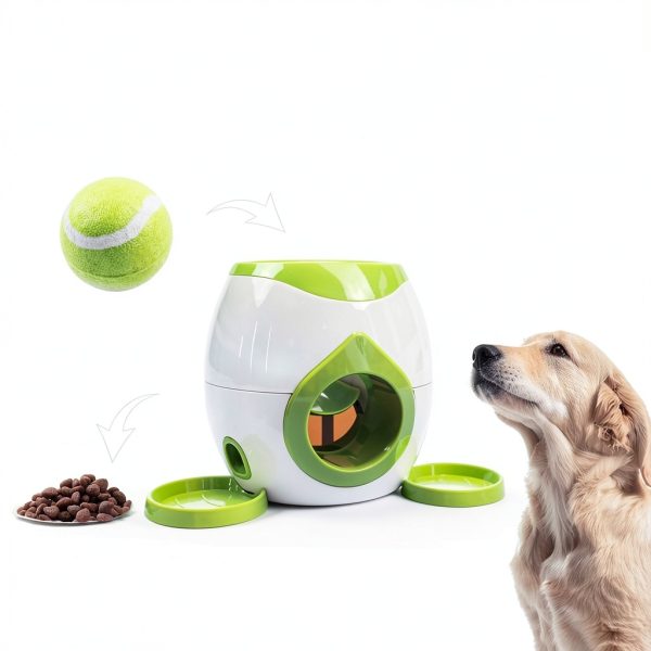 2025 Dog Food Reward Machine Automatic Ball Launcher Pet Toy-4
