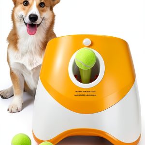 WookYumy Automatic Dog Ball Launcher Interactive Toy Fetch-0