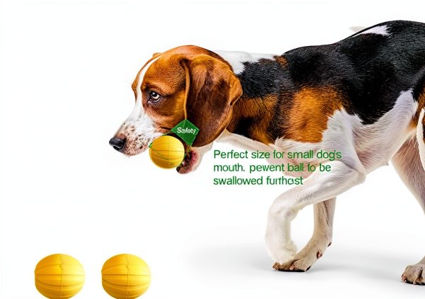 IDOGMATE Mini Tennis Balls Durable Anti Slip Small Dog Toy-1
