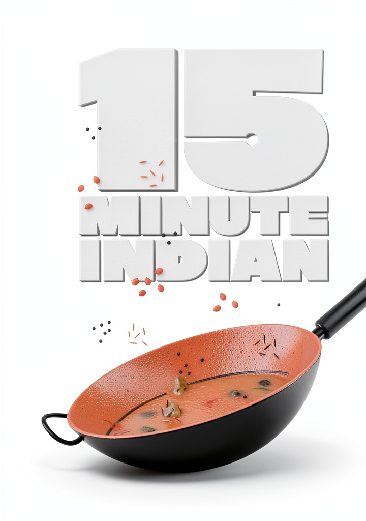 Indian Cooking Kindle book open on a tablet showing vibrant recipes