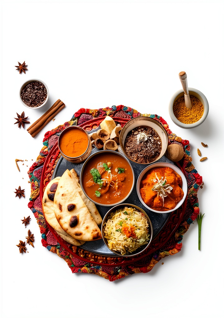 Indian Cooking Kindle book open on a tablet showing recipe pages