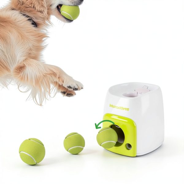 Kukyller Dog Ball Rolling Machine Interactive Toy Portable-3