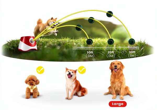 Wortade Automatic Dog Ball Launcher Rechargeable Interactive-4