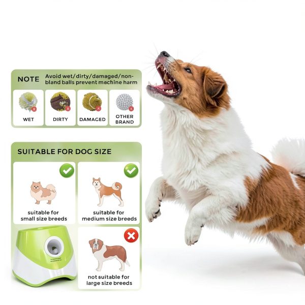 TianfuSpanda Automatic Dog Ball Launcher 3 Range Modes-1