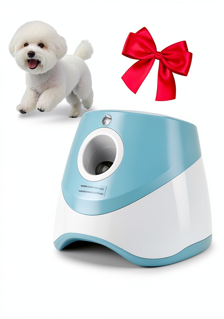 Wortade automatic dog ball launcher in use outdoors