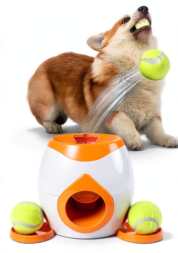2025 Dog Food Reward Machine Automatic Ball Launcher Pet Toy-8