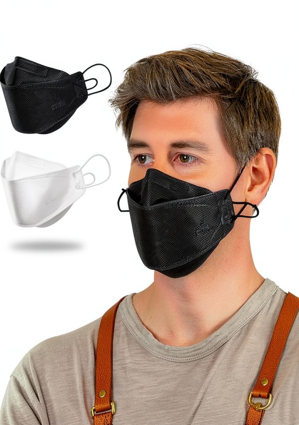BOTN Disposable Face Masks 3D Design Adjustable Earloop-4