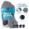 Airnex PM25 Carbon Filter Mask Replacement Dust Pollution-2