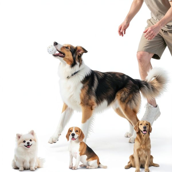 H&H Automatic Dog Ball Launcher Adjustable Range Portable-4