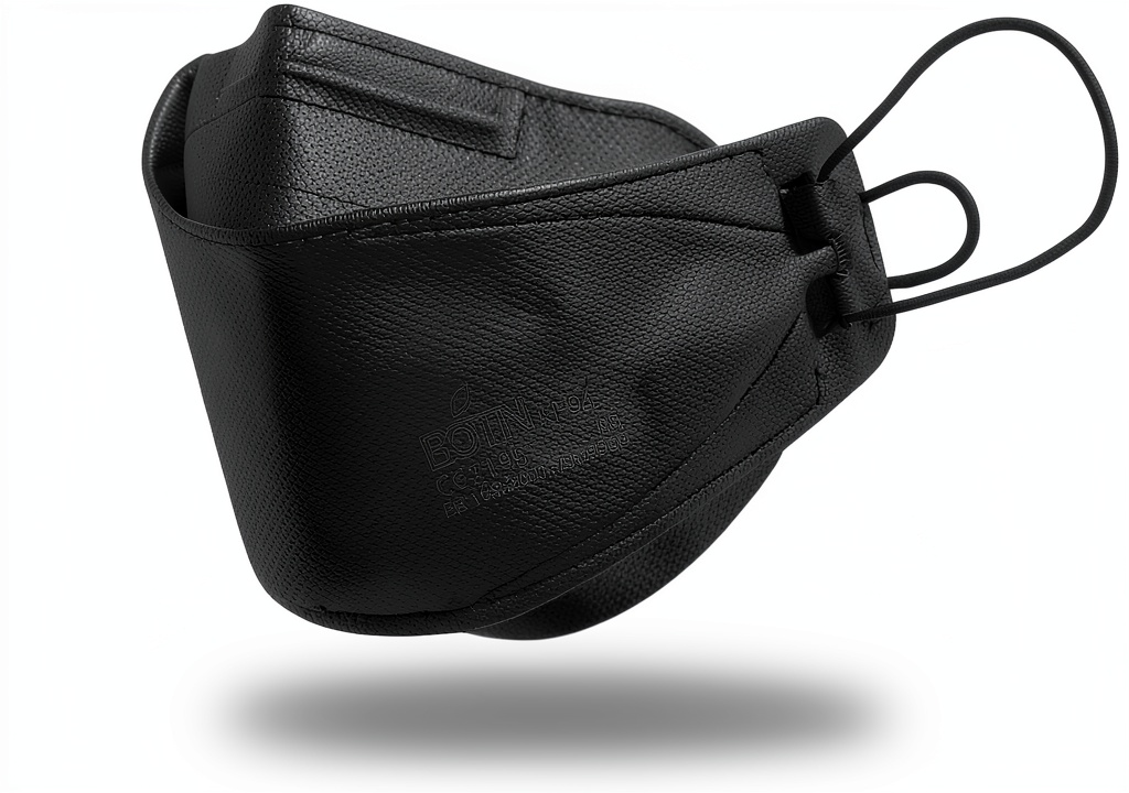 BOTN disposable face mask showing 3D fit and adjustable earloops
