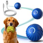 TJYAEKLTD Interactive Dog Ball Smart Mode Durable Material-0