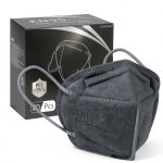 KN95 Protective Mask CHENGDE 5‑Ply Grey Adult-0
