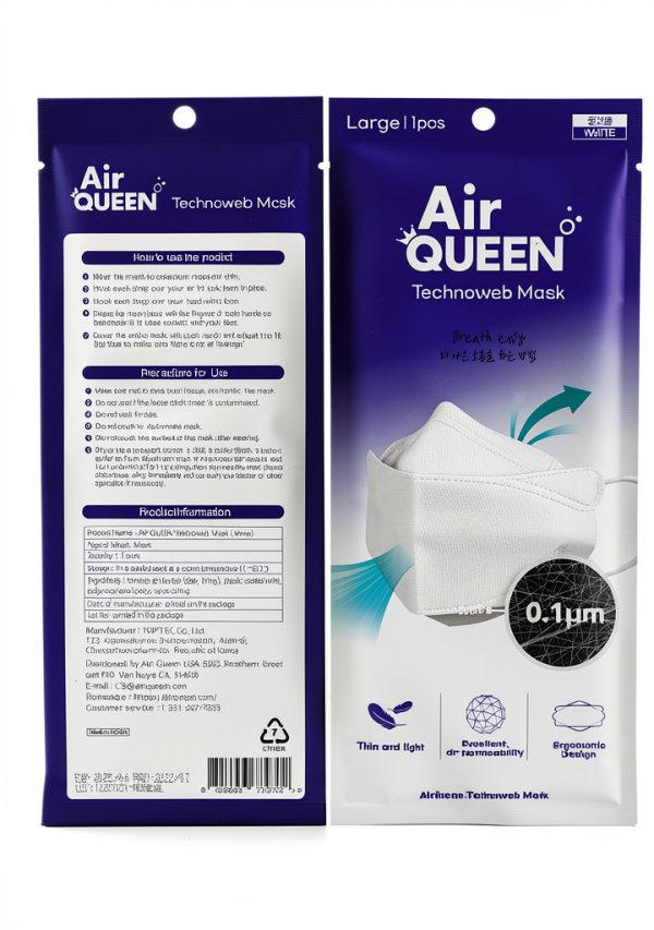Airqueen Disposable Mask 10 Pack Lightweight Nano-0
