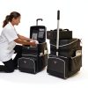 Rubbermaid Executive Quick Cart Large Dark Gray Mobile Office Cart-1