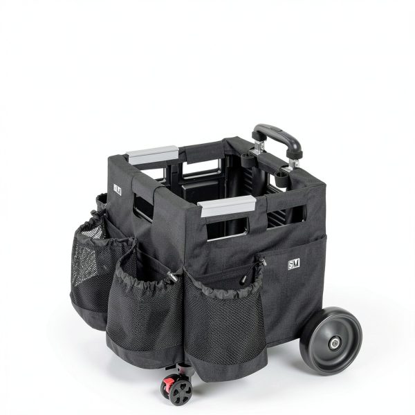 Wheelie Clean Stair Climbing Caddy by SupplyMaid Jet Black Plastic-4