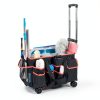 yookee home Cleaning Caddy for Cleaning Supplies Organizer Cleaning Carts on Wheels Cleaner Caddy for Cleaning Products Cleaning Tools Organizer Rolling Cleaning Bag for Housekeepers-6