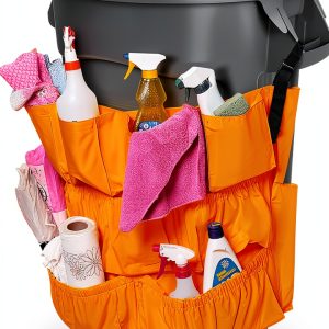 Trash Can Caddy Bag 12 Pocket Organizer by kailund Yellow 30x20.4in-0