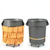 Trash Can Caddy Bag 12 Pocket Organizer by kailund Yellow 30x20.4in-8