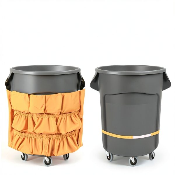 Trash Can Caddy Bag 12 Pocket Organizer by kailund Yellow 30x20.4in-8