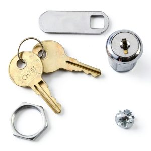 Rubbermaid Replacement Lock & Key for Janitor Cart Cabinet RCP6181-0