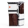 Janitorial Cart FinerFurnis 2‑Cabinet Cleaning with Oxford Bag Gray-4