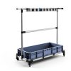 Cleaning Cart by Generic with Broom and Mop Holder Steel Organizer-6