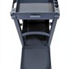 Compact Janitorial Cart Farag 3 Shelves 25 Gallon Vinyl Bag Gray 450lb-3