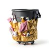 Trash Can Caddy Bag 12 Pocket Organizer by kailund Yellow 30x20.4in-5