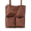 Janitorial Cart Bag TOPPERFUN 17.68x15.72x7.86in Coffee Heavy Duty-7