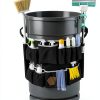 Trash Can Caddy Bag bigjvbfv 13-Pocket Foldable Organizer 32-55 Gallon-1