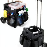 Wheelie Clean Stair Climbing Caddy by SupplyMaid Jet Black Plastic-0