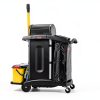 Rubbermaid Cleaning Cart Bag 24 Gallon Yellow Vinyl with Front Zipper-2