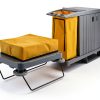 Premium Hotel & Housekeeping Cart 266LBS LEADZM Cleaning Gray-3