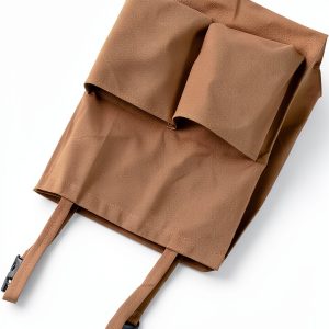 Janitorial Cart Bag TOPPERFUN 17.68x15.72x7.86in Coffee Heavy Duty-0