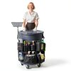 Trash Can Caddy Bag Hongmed 1680D Organizer for 32-55 Gallon Bins-1