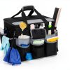 Large Rolling Cleaning Caddy by HODRANT – Detachable Trolley & Lid-2