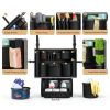 Trash Can Caddy Bag Hongmed 1680D Organizer for 32-55 Gallon Bins-4