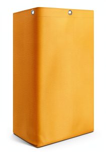 16 x 11 x 27 inch Replacement Janitorial Cleaning Cart Bag High Capacity Commercial Janitorial Cart Bag Housekeeping for Housekeeper Restaurant Motel Cafe Facility Office, 23 Gallon, Yellow(1 Pc)-0
