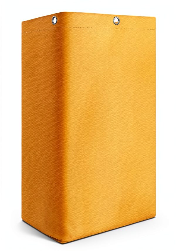 16 x 11 x 27 inch Replacement Janitorial Cleaning Cart Bag High Capacity Commercial Janitorial Cart Bag Housekeeping for Housekeeper Restaurant Motel Cafe Facility Office, 23 Gallon, Yellow(1 Pc)-0