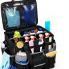 Large Rolling Cleaning Caddy by HODRANT – Detachable Trolley & Lid-0