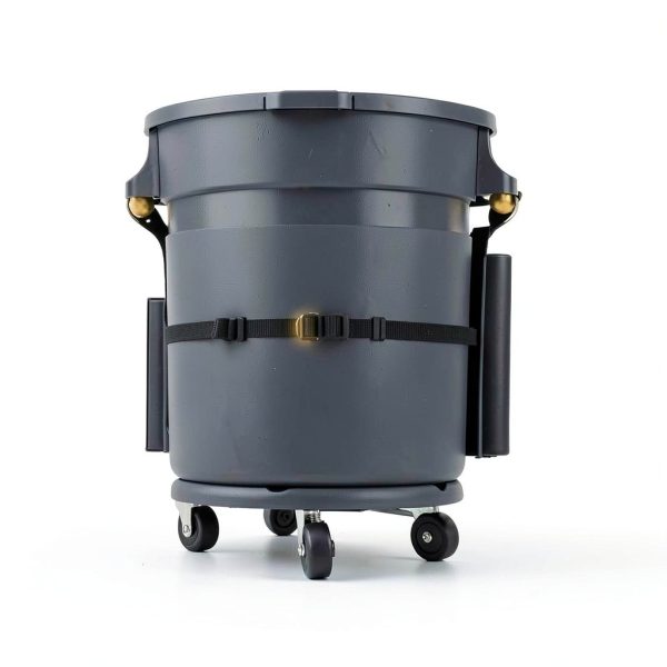 Trash Can Caddy Bag Hongmed 1680D Organizer for 32-55 Gallon Bins-3